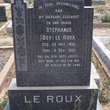 ROUX Stephanus, le 1895-1958