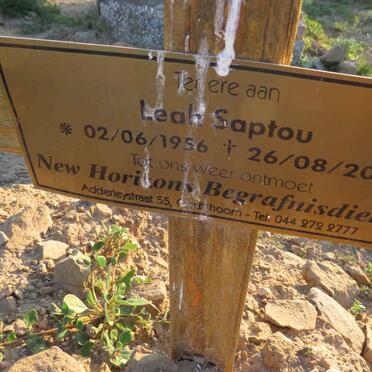 SAPTOU Leah 1956-2020