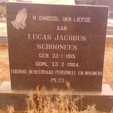 SCHOONEES Lucas Jacobus 1915-1984