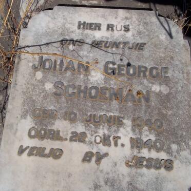 SCHOEMAN Johan George 1940-1940