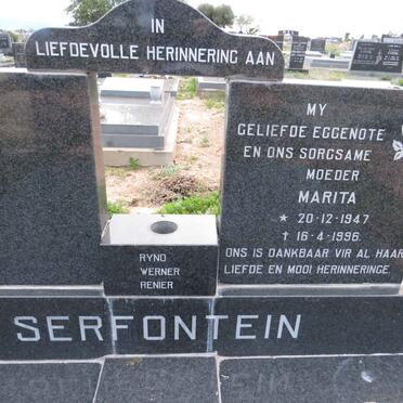 SERFONTEIN Marita 1947-1996