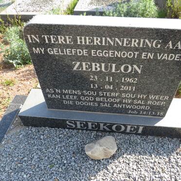 SEEKOEI Zebulon 1962-2011