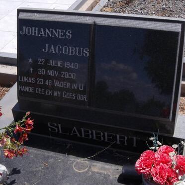 SLABBERT Johannes Jacobus 1940-2000