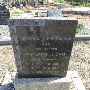 SMIT Elizabeth J. nee ALBERTS 1906-1968