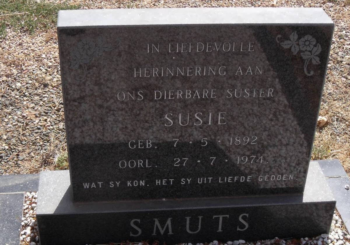 SMUTS Susie 1892-1974