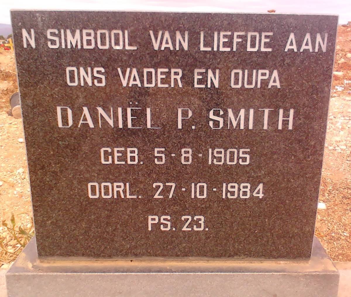 SMITH Daniel P. 1905-1984