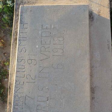 SMITH Cornelius 1891-1918