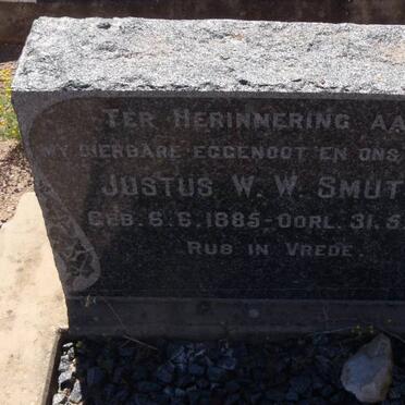 SMUTS Justus W.W. 1885-1954