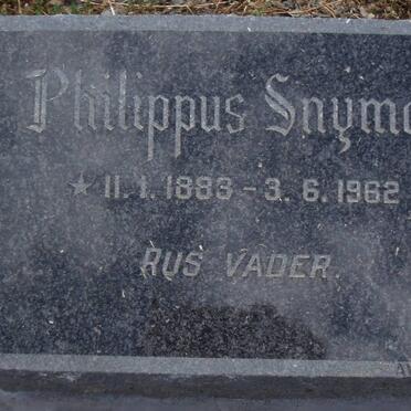 SNYMAN Philippus 1883-1962