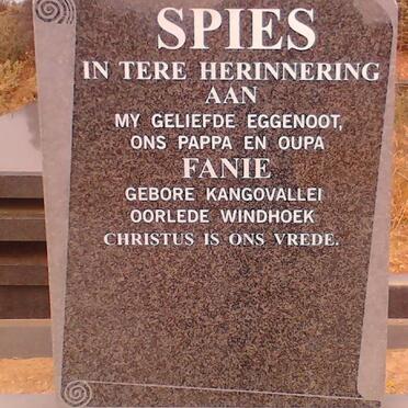 SPIES Fanie 