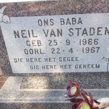 STADEN Neil, van 1966-1967