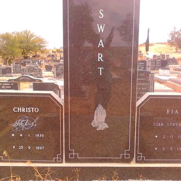SWART Christo 1939-1997 &amp; Ria STRYDOM 1939-1971