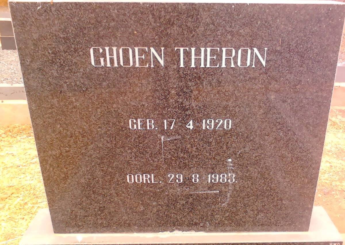 THERON Ghoen 1920-1983