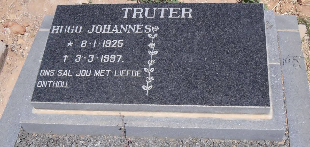 TRUTER Hugo Johannes 1925-1997