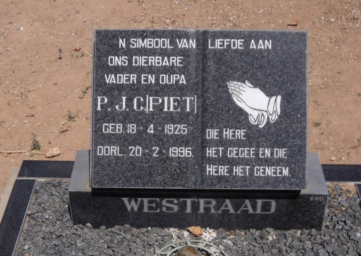 WESTRAAD P.J.C. 1925-1996