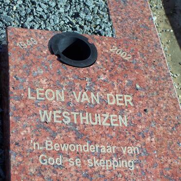 WESTHUIZEN van der :: TERBLANCHE