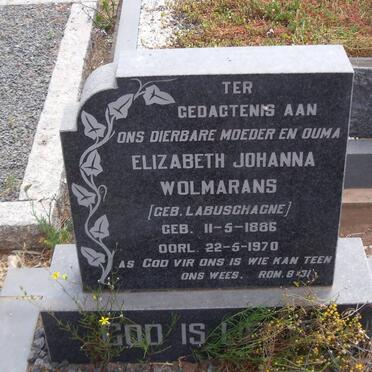 WOLMARANS  Elizabeth Johanna nee LABUSCHAGNE 1886-1970