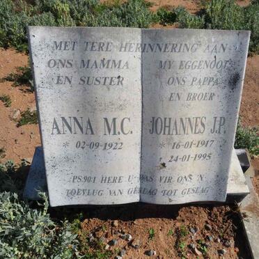 WYK Johannes J.P., van 1917-1995 & Anna M.C. 1922-