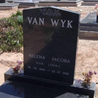 WYK Helena Jacoba, van nee LOUW 1940-1999
