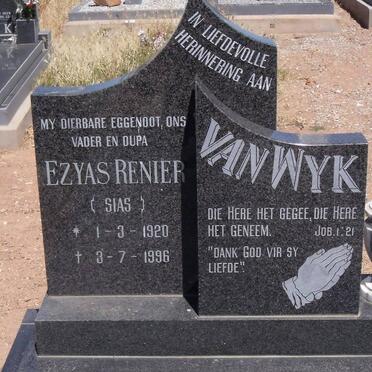 WYK Ezyas Renier, van 1920-1996
