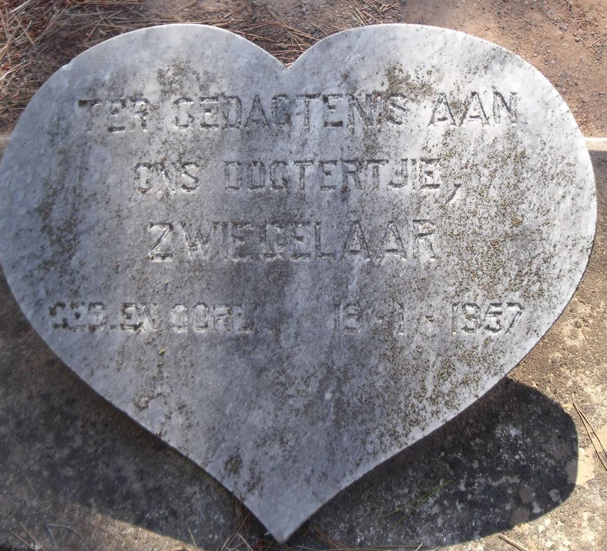 ZWIEGELAAR. ? 1957-1957