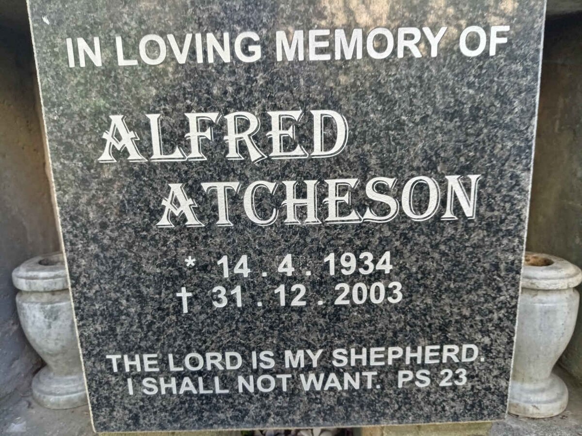 ATCHESON Alfred 1934-2003