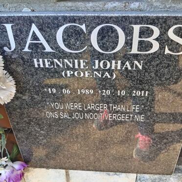 JACOBS Hennie Johan 1989-2011