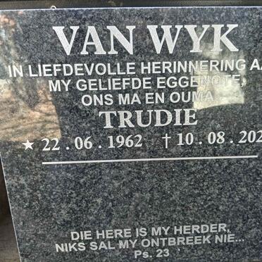 WYK Trudie, van 1962-2021