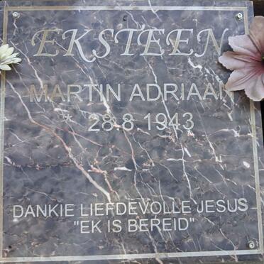 EKSTEEN Martin Adriaan 1943-
