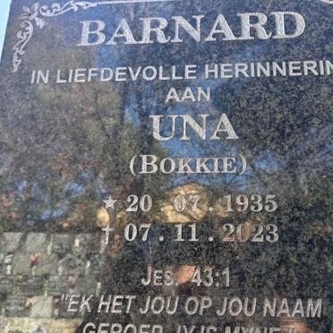 BARNARD Una 1935-2023