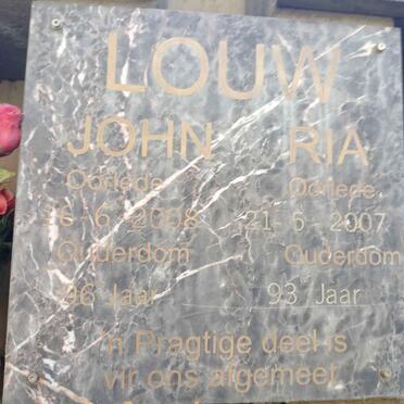 LOUW John -2008 & Ria -2007