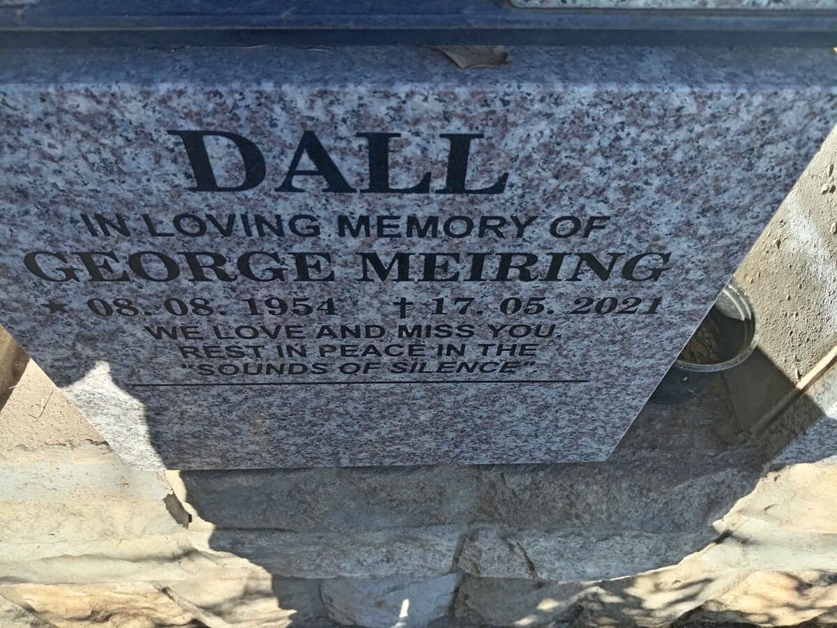 DALL George Meiring 1954-2021