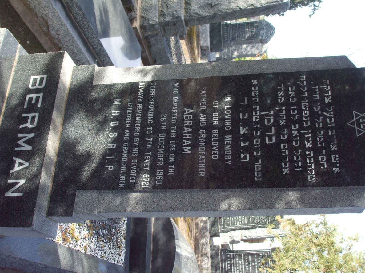 BERMAN  Abraham  -1960