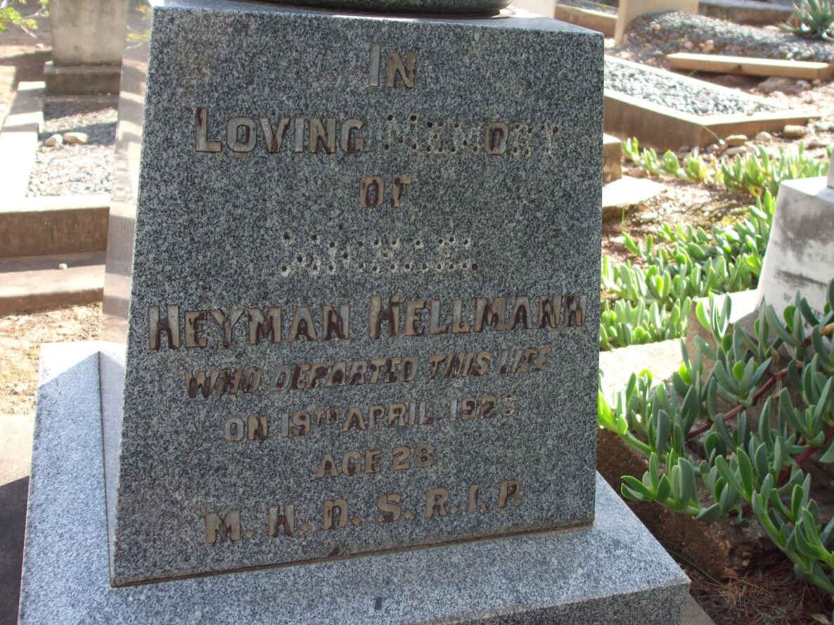 HELLMANN Michael Heyman  -1928 