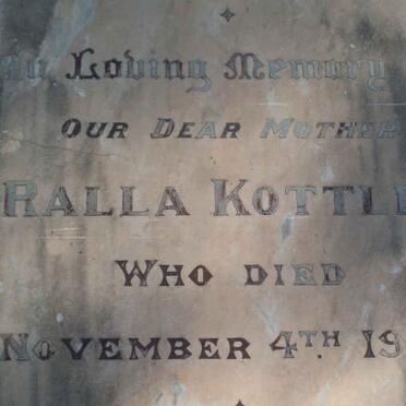 KOTTLER Ralla  -1925