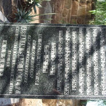 LOCKETZ Abraham Isaac  -1932