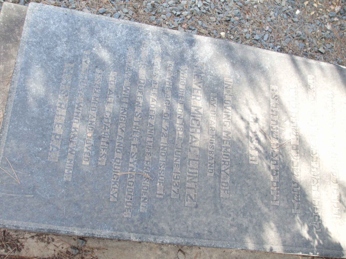 LUNTZ Meyer Michal  -1937 