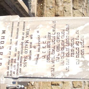 SASS Toba Malco  -1941