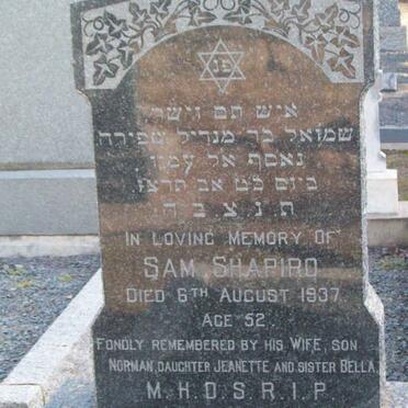 SHAPIRO Sam  -1937