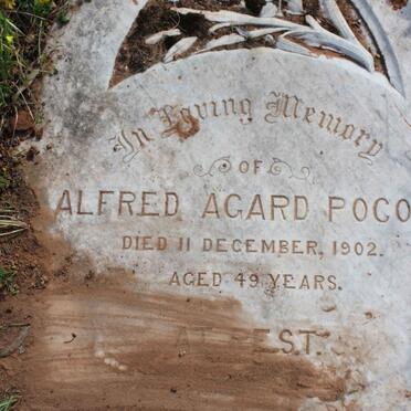 POCOCK Alfred Agard -1902