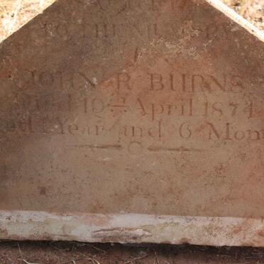 BURNS John R. -1874