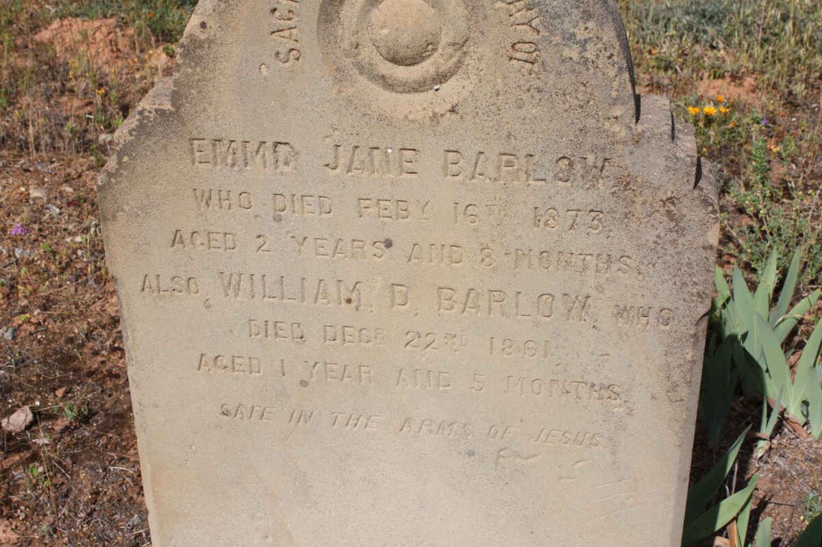 BARLOW Emma Jane -1873 :: BARLOW William D. -1861