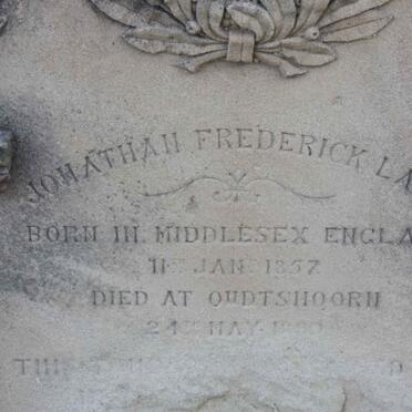 LAMB Jonathan Frederick 1857-1880