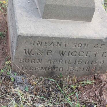 WIGGETT Infant son 1892-1892