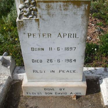 APRIL Peter 1897-1964
