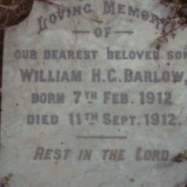 BARLOW William H.C. 1912-1912