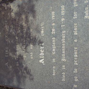 BRISTOW Albert 1918-1990 &amp; Ida ROSE -1998