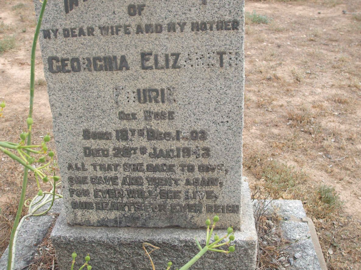 FOURIE Georgina Elizabeth nee ROSE? 1903-1943