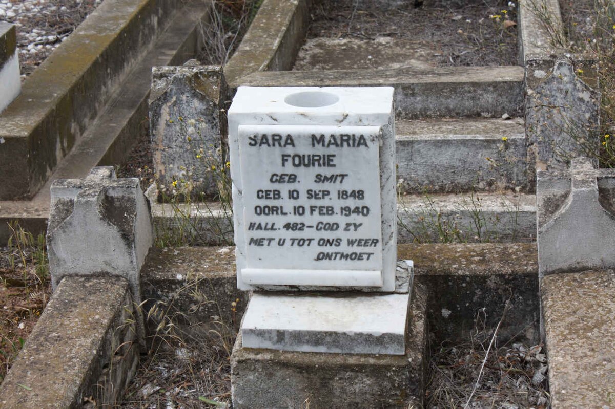 FOURIE Sara Maria nee SMIT 1848-1940