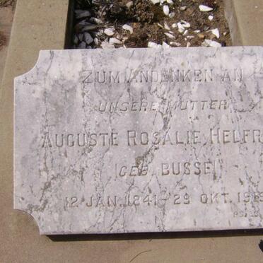 HELFRITZ Karl Rudolf 1831-1903 &amp; Auguste Rosalie BUSSE 1841-1919